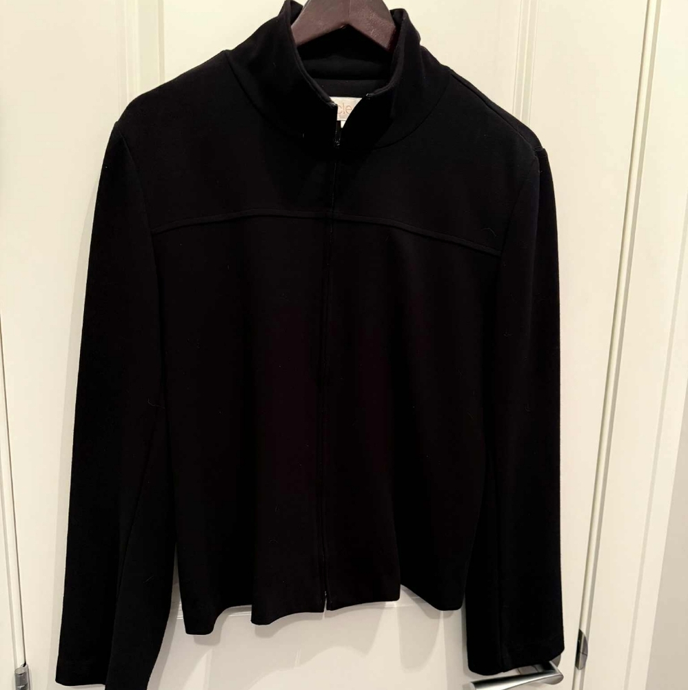 Cleo Men's Classic Black Lightweight Jacket